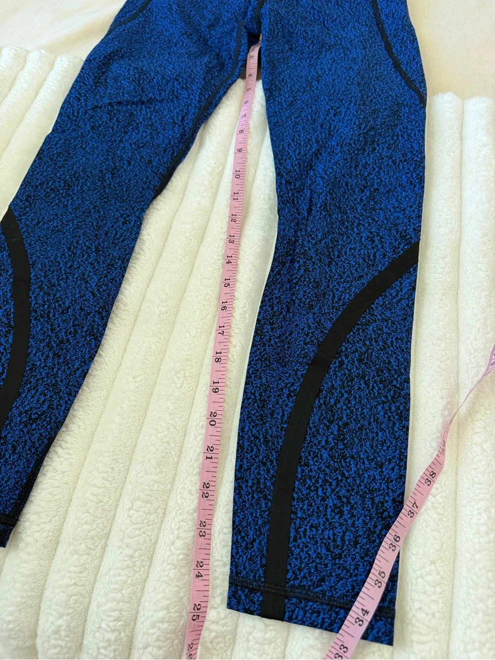 lululemon athletica Blue Speckled High-Rise Leggings